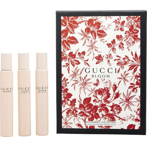 gucci bloom rollerball set.